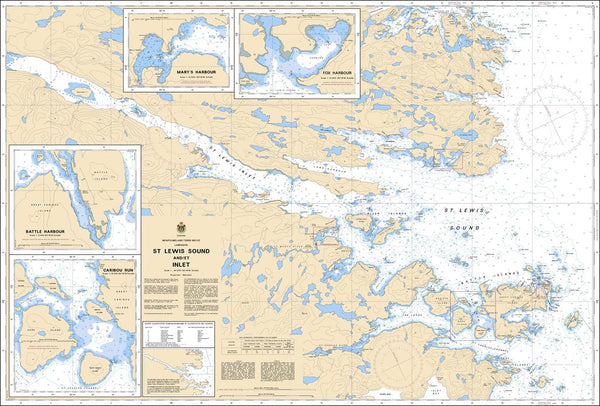 CHS Nautical Chart 4277: Great Bras DOr, St. Andrews Channel and/et St