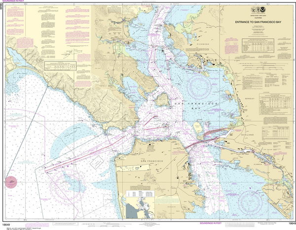 SAN FRANCISCO BAY SOUTHERN PART (Marine Chart : US18651_P1826