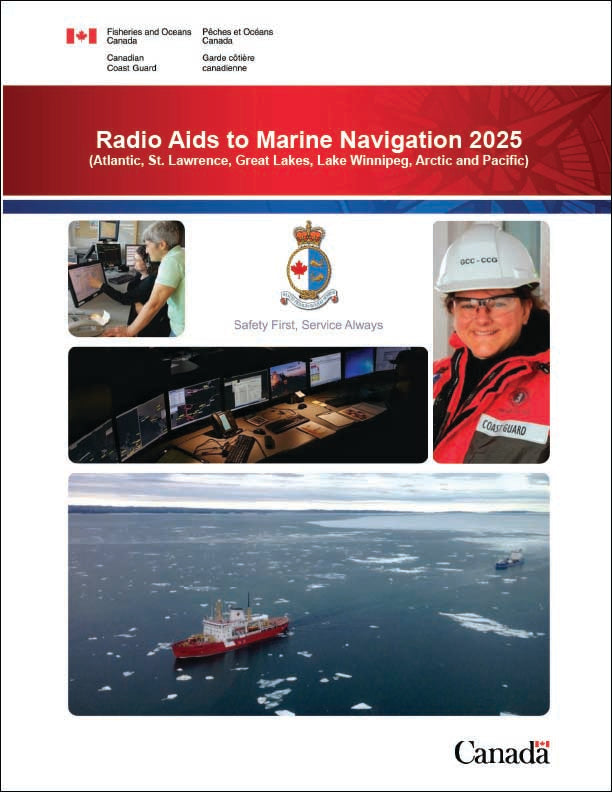 Canadian Radio Aids to Marine Navigation 2025