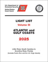 2025 Light List Volume III: Atlantic Coast (Little River, SC to Ecofina River, FL)