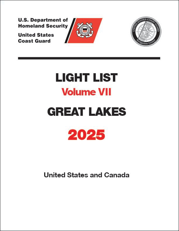 2025 Light List Volume VII: Great Lakes (United States & Canada)