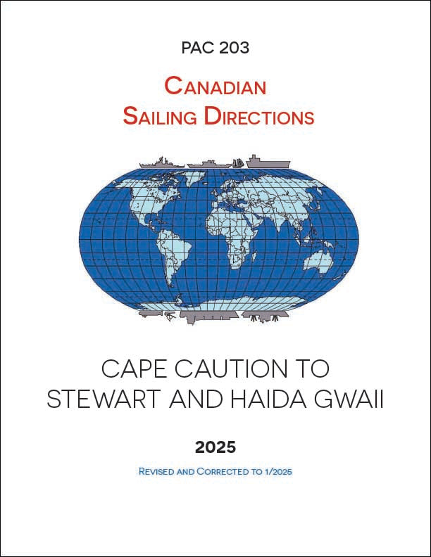 Sailing Directions PAC203: Cape Caution To Stewart and Haida Gwaii (2025)