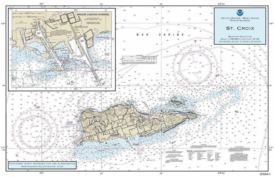 Nautical Placemat: St.Croix