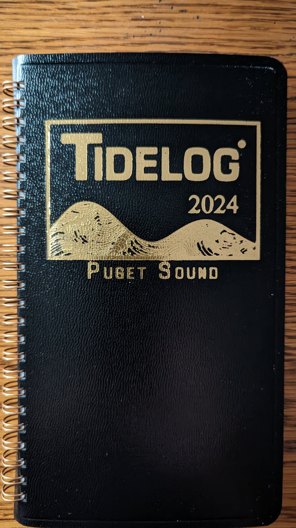 Tidelog 2024 Puget Sound Captain's Nautical Books & Charts