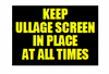 S-U2A Keep Ullage Screen In Place At