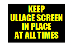 S-U2A Keep Ullage Screen In Place At