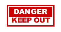 Danger Keep Out