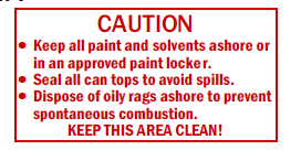 Caution Keep all paint & solve