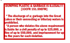 Dumping Garbage - Great Lakes