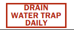 Drain Water Trap Daily