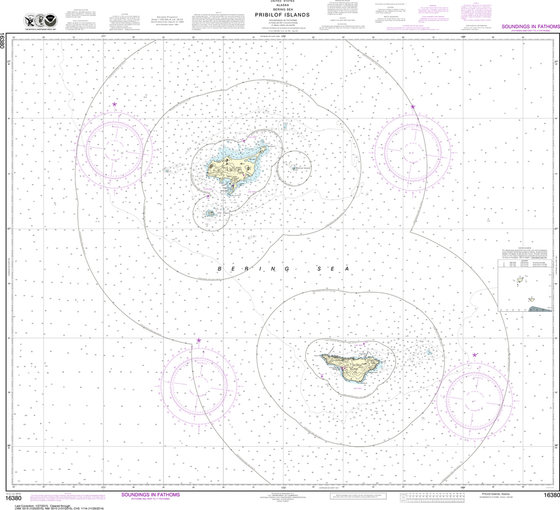 NOAA Chart 16380: Pribilof Islands