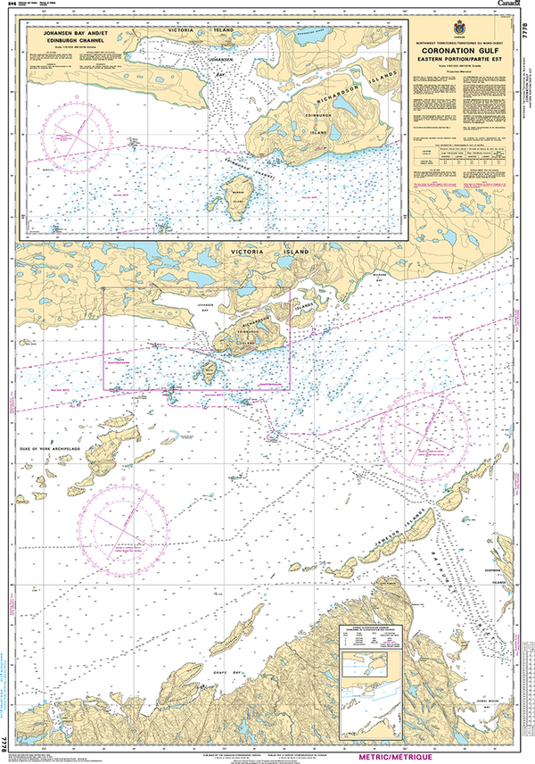 CHS Chart 7778: Coronation Gulf Eastern Portion/Partie Est - Captain's ...