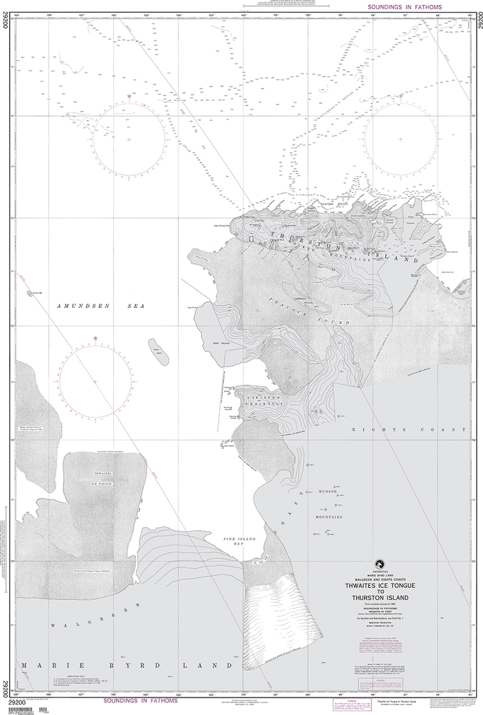 NGA Chart 29200: Thwaites Ice Tongue to Thurston Island