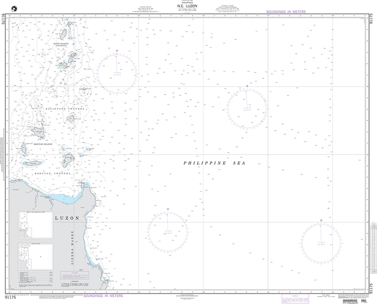 NGA Chart 91175: N.E. Luzon