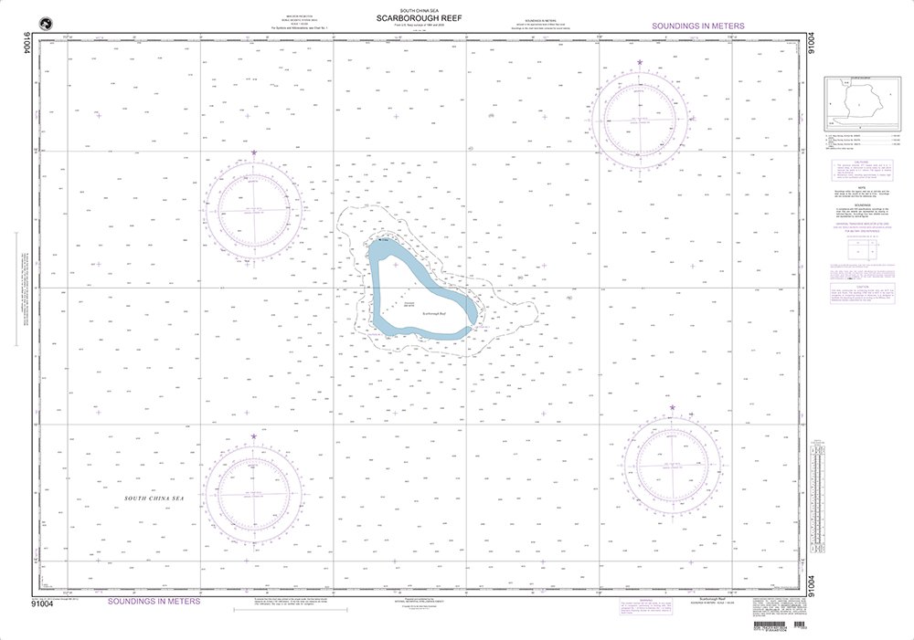 NGA Chart 91004: Scarborough Shoal (South China Sea)