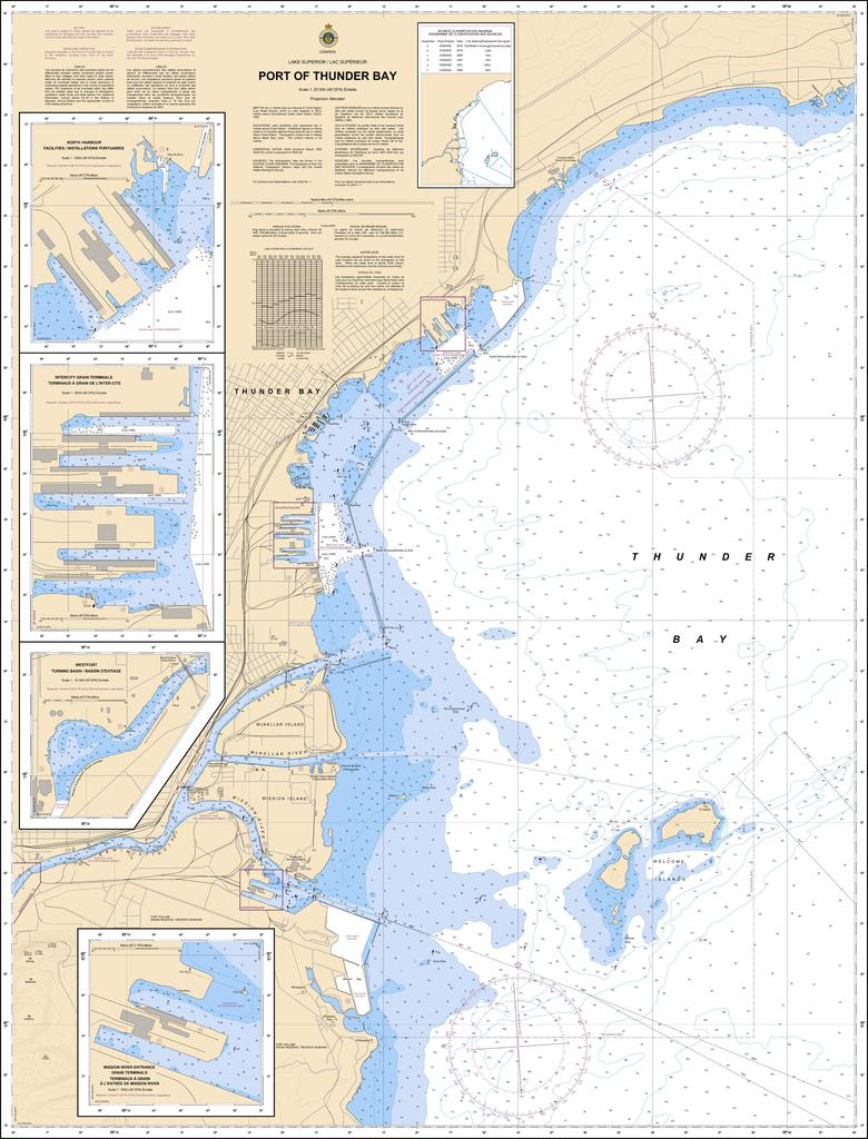 Thunder Bay Map Print