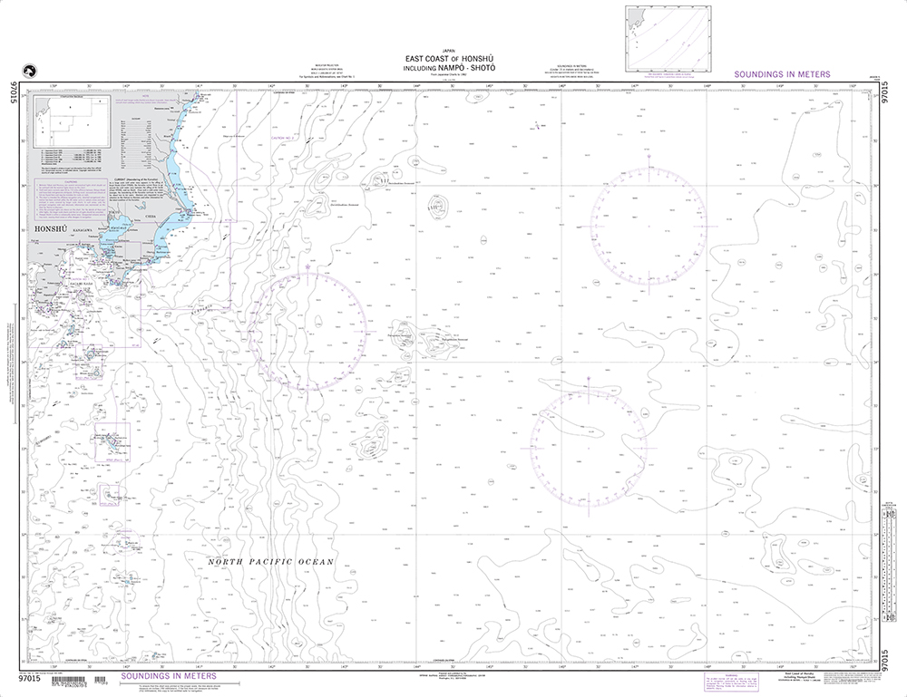 NGA Chart 97015: East Coast of Honshu incl. Nampo-Shoto (OMEGA)