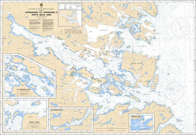 CHS Chart 5032: Approaches to / à White Bear Arm