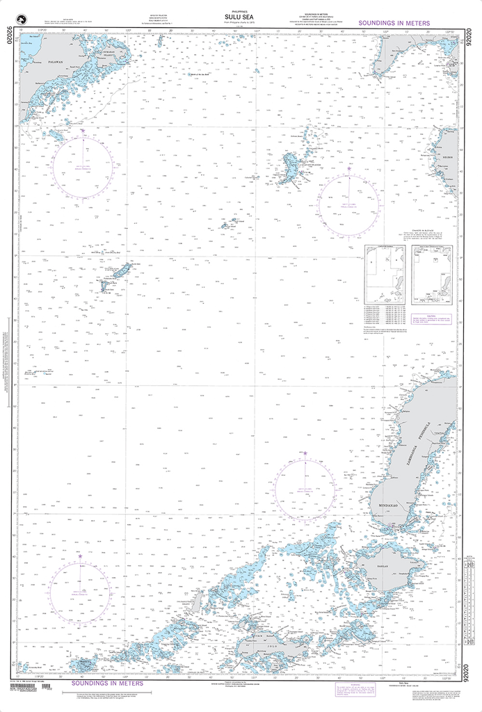 NGA Chart 92020: Sulu Sea (OMEGA)