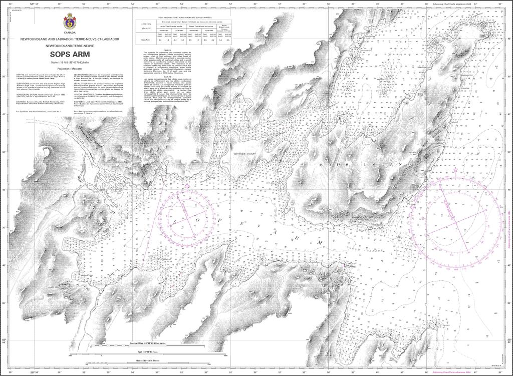 CHS Chart 4541: Sops Arm