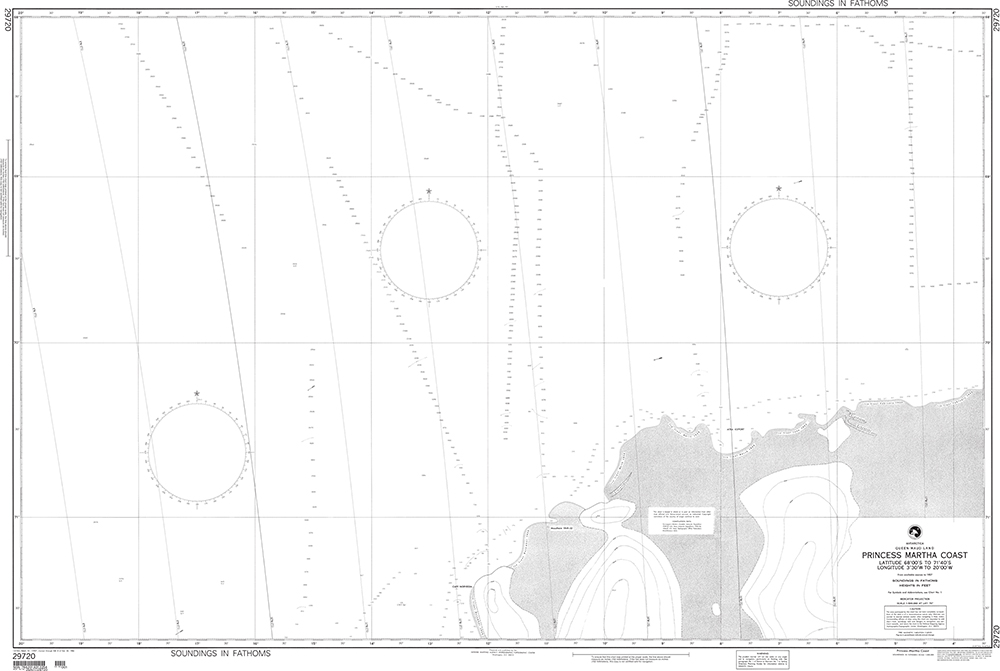 NGA Chart 29720: Princess Martha Coast (Queen Maud Land)