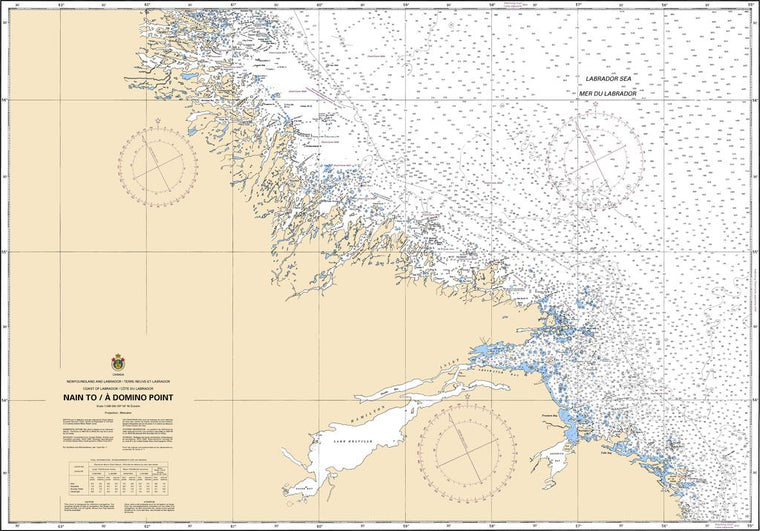 CHS Chart 4730: Nain to / à Domino Point