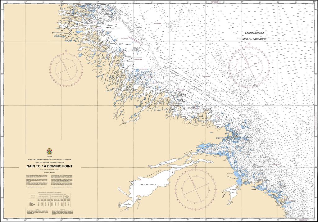 CHS Chart 4730: Nain to / à Domino Point