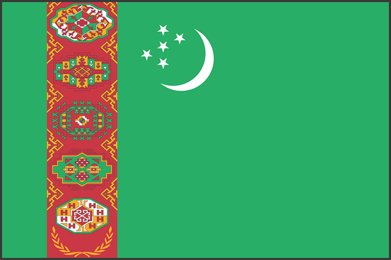 Flag of Turkmenistan