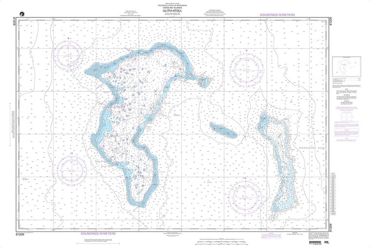 NGA Chart 81209: Ulithi Atoll