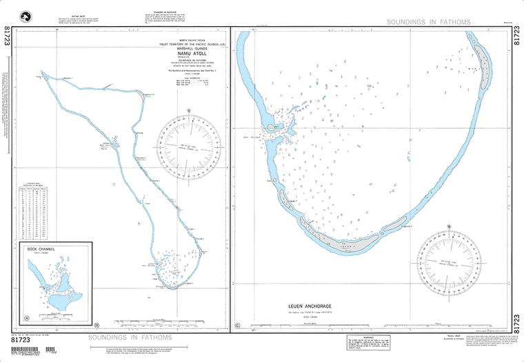 NGA Chart 81723: Namu (Musquillo) Atoll (Marshall Islands)