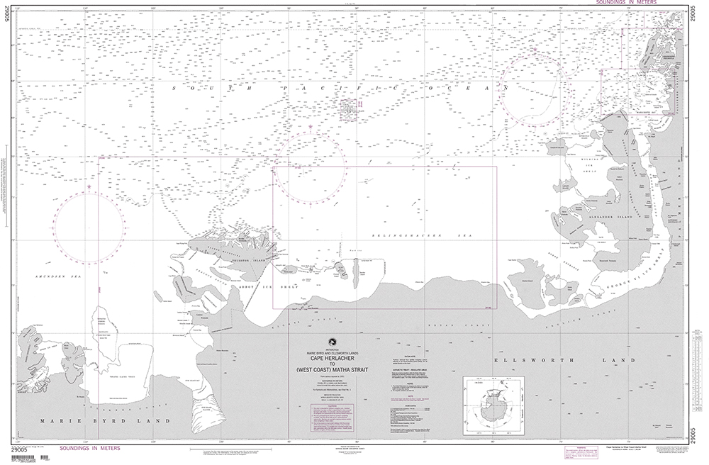 NGA Chart 29005: Cape Herlacher to (West Coast) Matha Strait