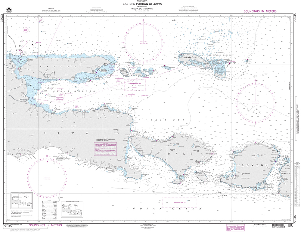 NGA Chart 72035: Eastern Portion of Jawa