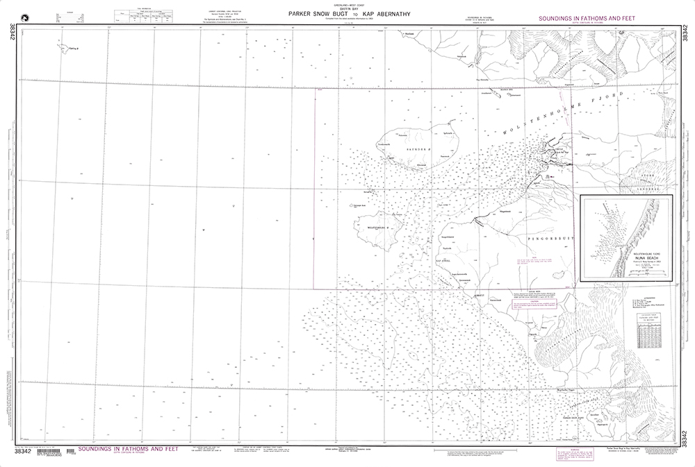 NGA Chart 38342: Parker Snow Bugt to Kap Abernathy