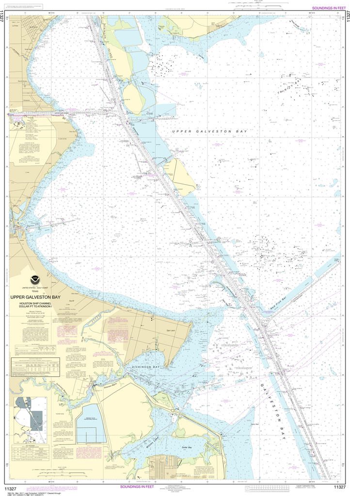 Galveston Bay Fishing Map 