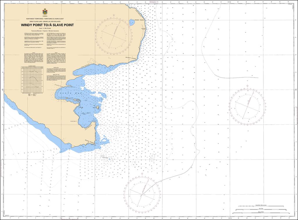 CHS Chart 6360: Windy Point to/à Slave Point