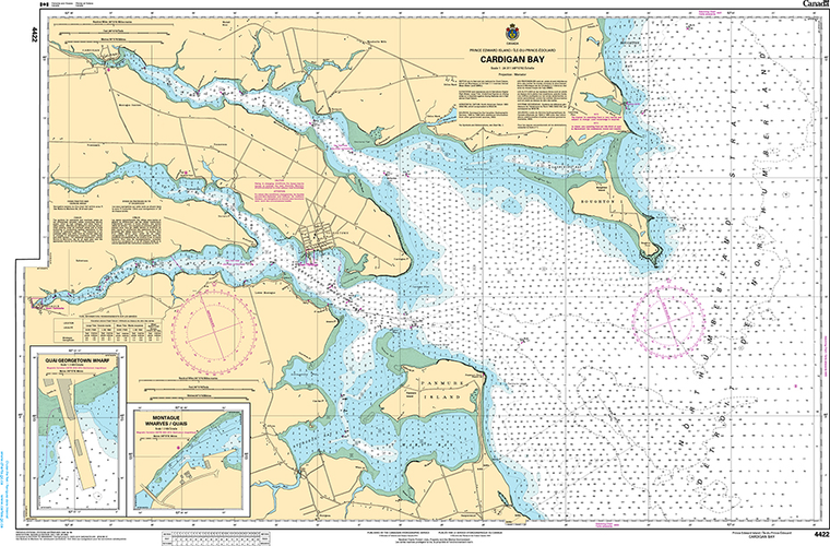 CHS Print-on-Demand Charts Canadian Waters-4422: Cardigan Bay, CHS POD Chart-CHS4422