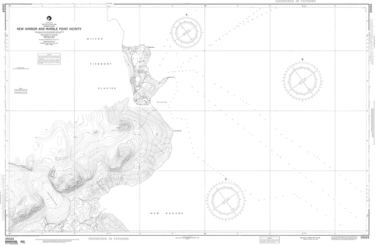 NGA Chart 29324: New Harbor and Marble Point Vicinity (McMurdo Sound-Ross Sea-Victoria Land)