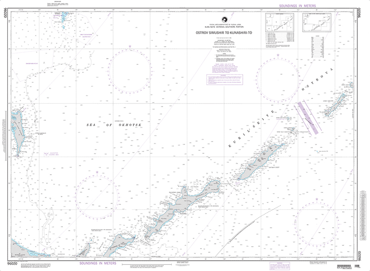 NGA Chart 96020: Ostrov Simushir to Kunashiri-to