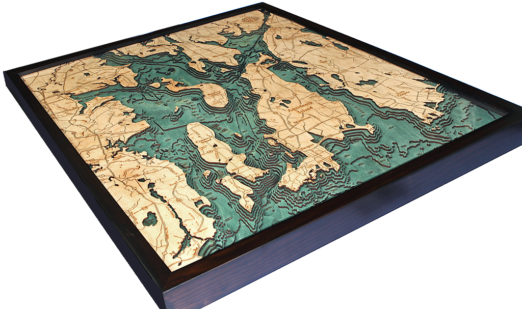 3D Newport Beach Map 3D Nautical Map of Newport Beach 