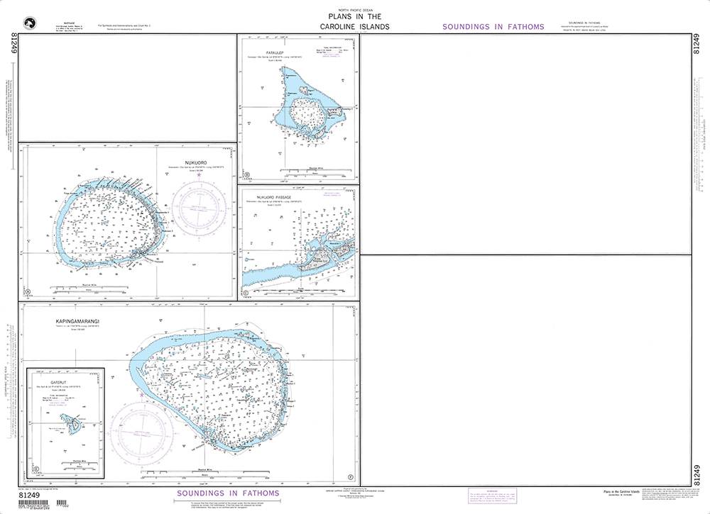 NGA Chart 81249: Plans in the Caroline Islands A. Nukuoro