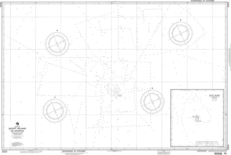 NGA Chart 29282: Scott Island and Approaches