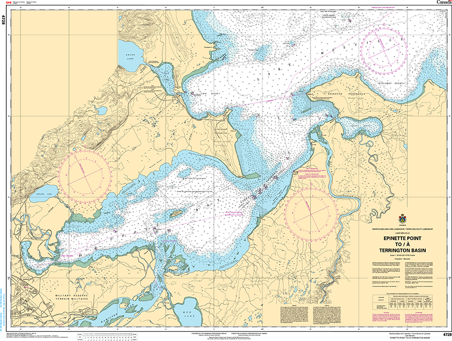 CHS Chart 4728: Epinette Point to/à Terrington Basin - Captain's ...