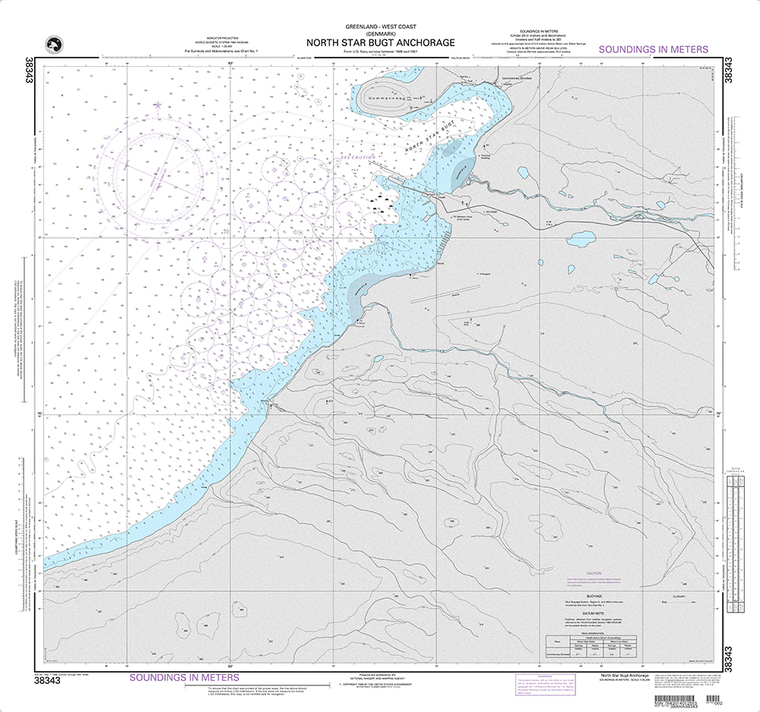 NGA Chart 38343: North Star Bugt Anchorage