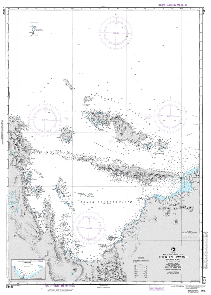 NGA Chart 73032: Teluk Cenderawasih and Approaches