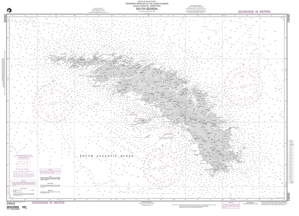 NGA Chart 29040: South Georgia