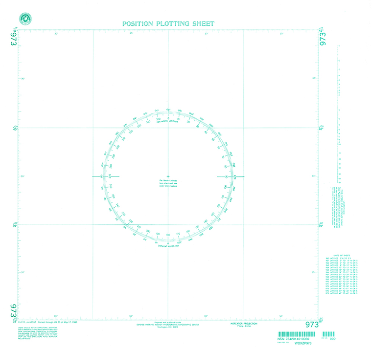 NGA Chart 973: Plotting Chart 973