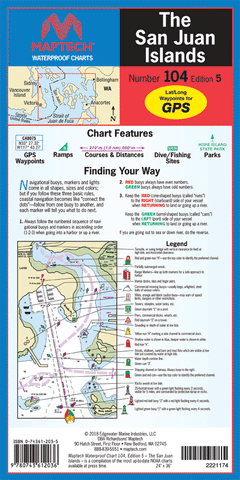 Maptech Folding Waterproof Chart - Cape Cod South Shore & Buzzards Bay -  WPC005-06