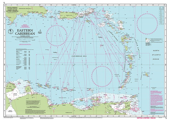 Imray Chart 1: Eastern Caribbean