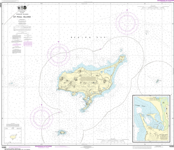 NOAA Chart 16382: Pribilof Islands - St. Paul Island