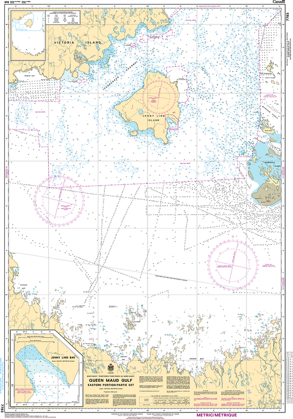 CHS Chart 7783: Queen Maud Gulf Eastern Portion/Partie est - Captain's ...